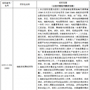 海南临高光伏项目25MW/50MWh储能系统集成采购