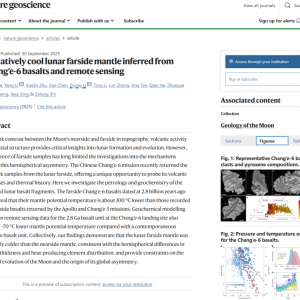 嫦娥六号月球样品研究新进展发布 中国科学家研究发现月球背面月幔有点“冷” ...