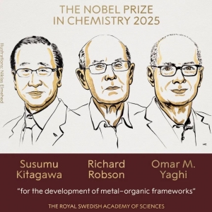 刚刚，2025年诺贝尔化学奖揭晓！