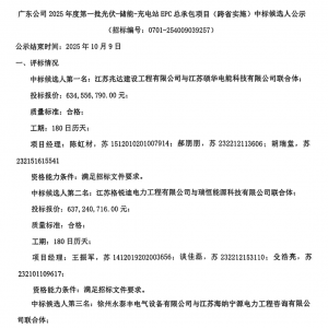 6.3亿！京能领金光储充EPC大单开标！