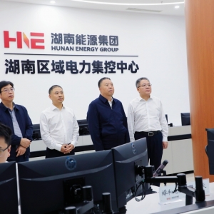 毛万春在湖南能源集团调研