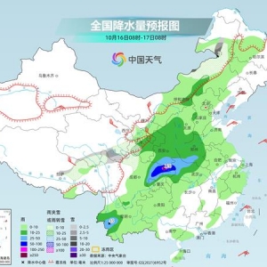 华西至黄淮将迎降雨最强时段 南北方气温陆续创新低