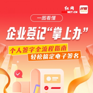 一图读懂·株洲丨企业登记“掌上办”！全流程指南轻松搞定电子签名 ...
