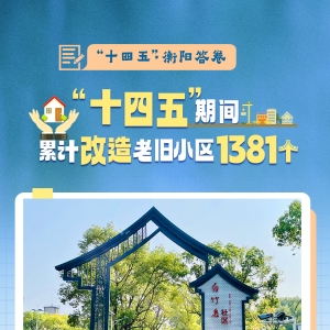 “十四五”·衡阳答卷⑨｜“十四五”以来，累计改造老旧小区1381个 ...