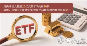 月内ETF“吸金”近1000亿元 权益类贡献超九成