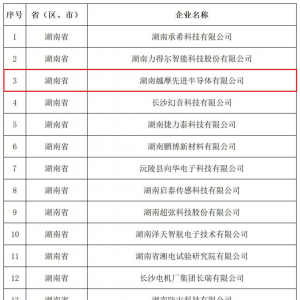 株洲市6家企业入选国家级专精特新“小巨人”企业名单