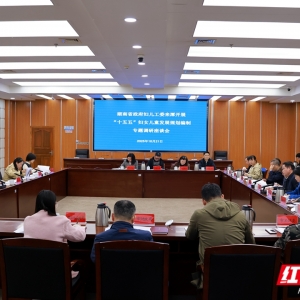 湖南省妇儿工委到湘潭开展专题调研