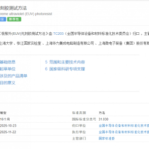 填补空白！EUV光刻胶标准立项，技术突破好消息不断（附股） ...