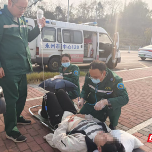 永州市中心医院开展多场景急危重症应急演练