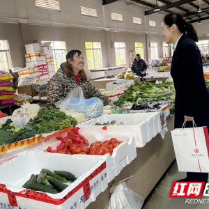湘潭农商银行：金融红“点亮”烟火气 农商情“温暖”菜篮子 ...