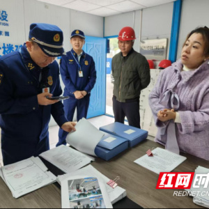 宁乡大队联合多部门开展在建工地消防安全专项检查