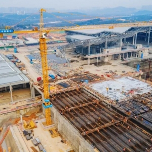 即将迎来“双高铁站”时代！长沙西站完成地下基础施工