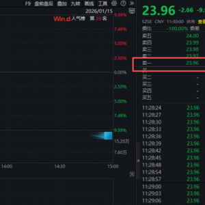 多只大牛股现巨额卖单！