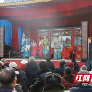 大通湖区金盆镇：“送戏下乡”精彩纷呈 文化惠民润心田