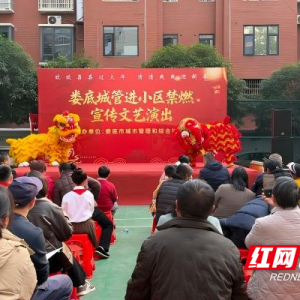 视频｜娄底：禁燃宣传进小区 文艺演出润民心